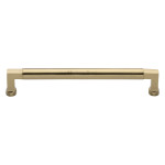 M Marcus Heritage Brass Bauhaus Design Cabinet Handle 203mm Centre to Centre